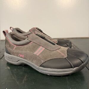 Ryka Womens Size 9 Terrain Shoes Suede And Rubber  Pink And Tan Hiking